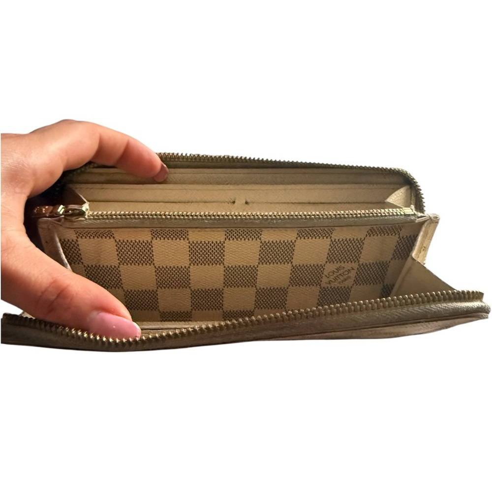 Louis Vuitton Wallet Damier Azur Clemence Wallet Zippy Wallet Zip Around Project - Picture 4 of 14